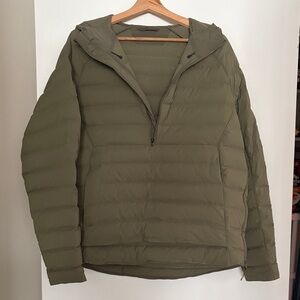 Lululemon Olive Green Pullover Puffer Jacket